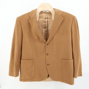 Vintage J Crew Oarsman Cashmere Blend Blazer Sport Coat Jacket XL - Flaws